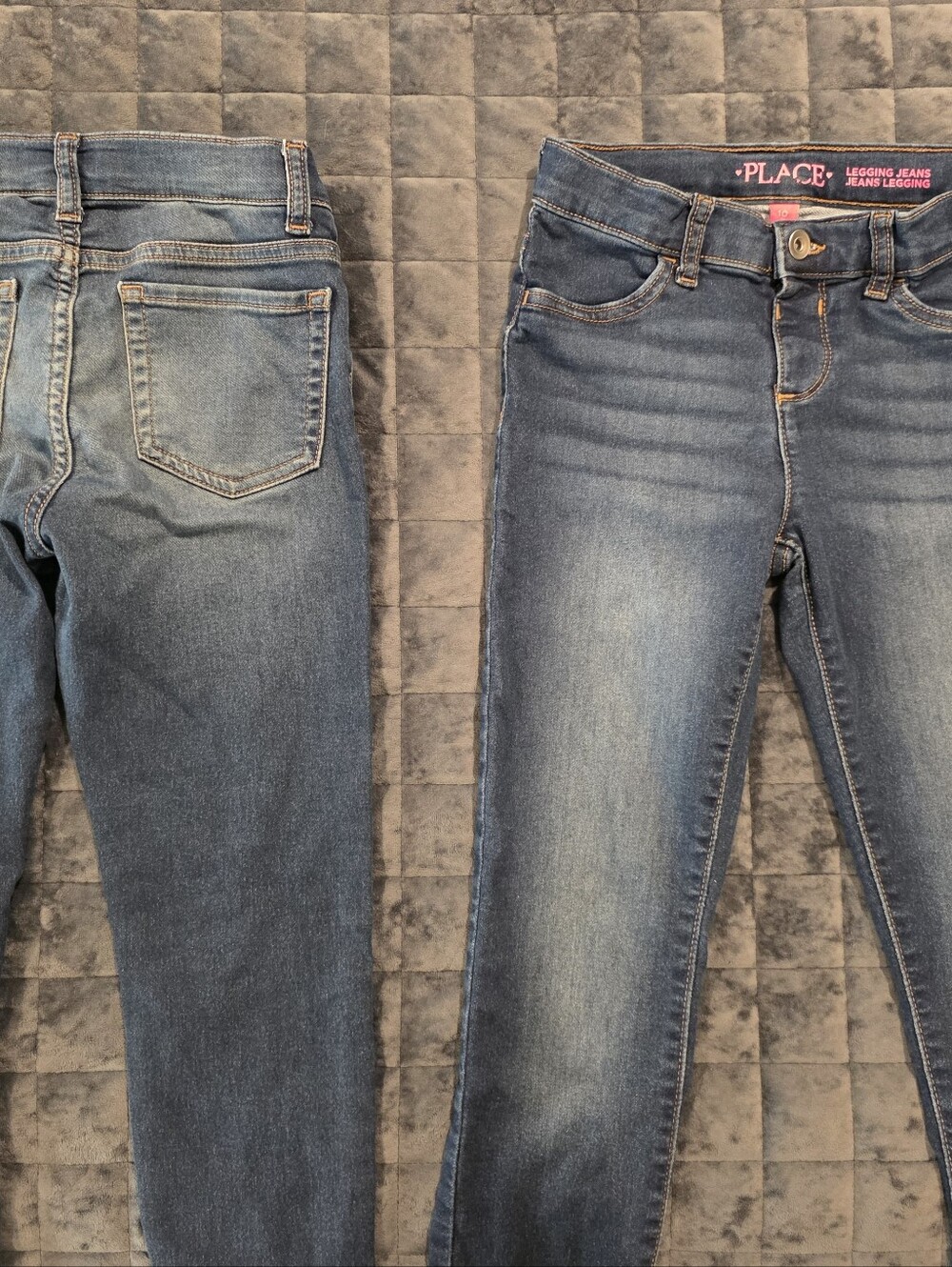 The Children's Place Girls' Medium Blue Denim Jeggings